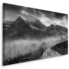 obraz-na-plotnie-do-salonu-gory-czarno-bialy-krajobraz-natura-3d-120x80