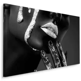 obraz-na-plotnie-kobieta-srebrny-make-up-120x80