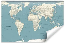 fototapeta-do-biura-mapa-swiata-kontynenty-450x300