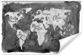 fototapeta-szara-akwarelowa-mapa-swiata-400x280