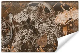 fototapeta-liscie-motyle-abstrakcja-retro-450x300