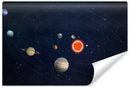 fototapeta-planety-gwiazdy-slonce-orbity-450x300