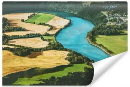 fototapeta-pola-rzeka-widok-z-lotu-ptaka-450x300