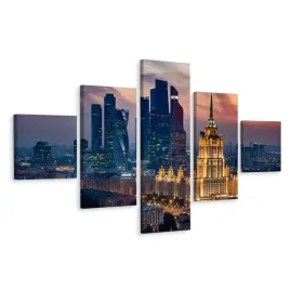 obraz-pentaptyk-rosja-moskwa-noc-widok-3d-250x150