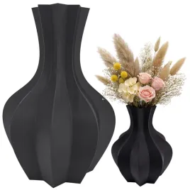 wazon-dekoracyjny-czarny-20cm-modern-ekologiczny-do-lego-kwiaty