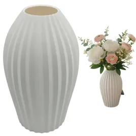 wazon-na-kwiaty-bialy-20-cm-dekoracyjny-wazonik-sztuczne-i-suszone-kwiaty