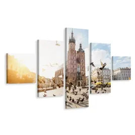 obraz-5-czesciowy-krakow-miasto-zabytki-3d-250x150
