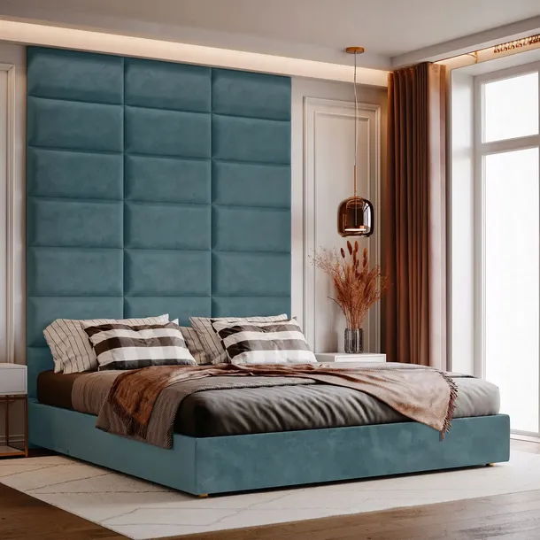 panele-tapicerowane-scienne-wezglowie-3d-70x30-stan-nowy