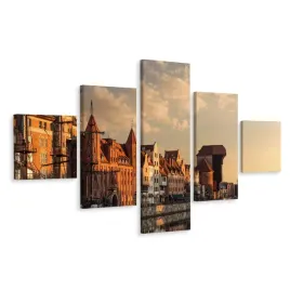 obraz-5-czesci-gdansk-port-stare-miasto-3d-250x150