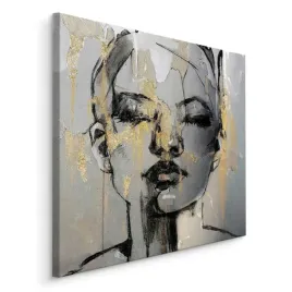 obraz-scienny-abstrakcyjny-portret-kobiety-80x80