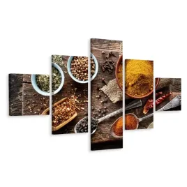 obraz-poliptyk-deska-pieprz-papryka-ziola-250x150