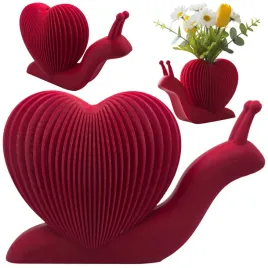 maly-wazon-na-kwiaty-sztuczne-slimak-serce-walentynki-czerwony-figurka-11cm