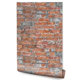 tapeta-czerwona-cegla-mur-efekt-3d-do-sypialni