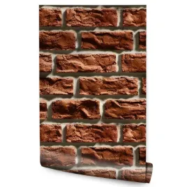 tapeta-czerwony-ceglany-mur-wzor-3d-imitacja-cegly