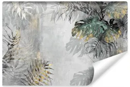 fototapeta-beton-monstera-liscie-do-salonu-450x300