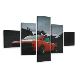 obraz-5-czesciowy-auto-styl-retro-dekor-3d-250x150