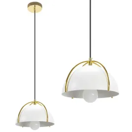 lampa-sufitowa-wiszaca-metalowa-biala-zlota-e27