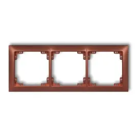 karlik-deco-soft-ramka-uniwersalna-potrojna-braz