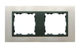 kontakt-simon-82-ramka-podwojna-2-krotna-stal-inox-82827-37