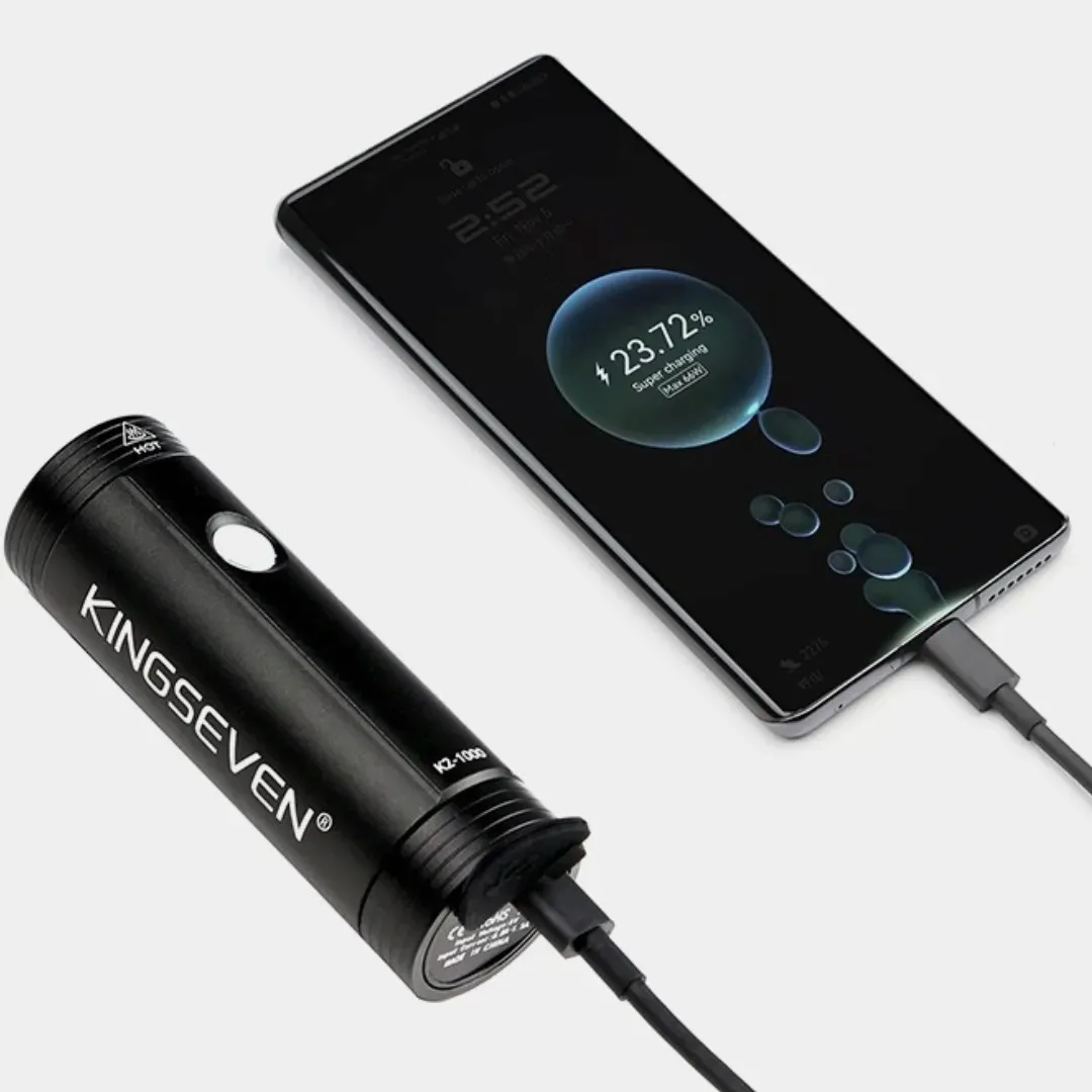 lampka-rowerowa-przednia-mocna-led-1000lm-5-trybow-4800mah-latarka-lampa-stan-nowy