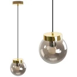 lampa-sufitowa-wiszaca-zlota-szklana-kula-pojedyncza-lustrzana-szara