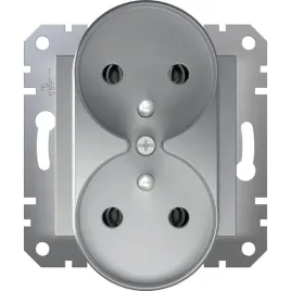 schneider-asfora-gniazdo-podwojne-z-uziemieniem-aluminium-bez-ramki-2x2p-pe