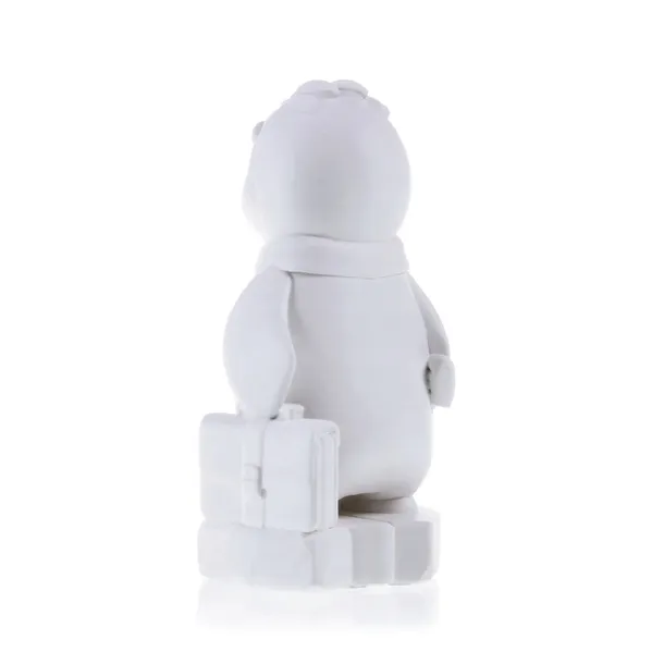 kolorowanka-3d-pingwin-figurka-gipsowa-farbki-stan-nowy