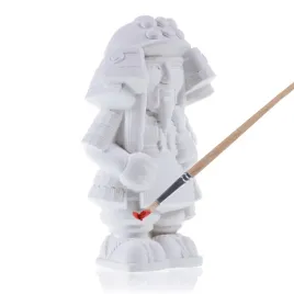 kolorowanka-3d-samurai-figurka-gipsowa