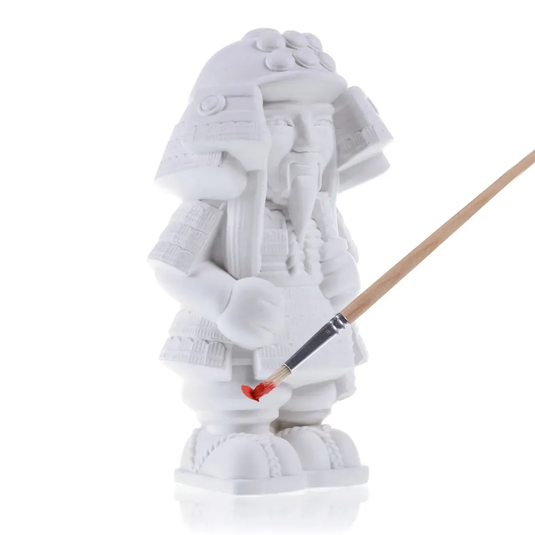 kolorowanka-3d-samurai-figurka-gipsowa