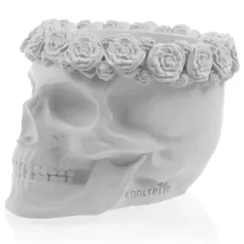 donica-skull-flowers-white-poli-9-cm-doniczka