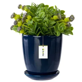 doniczka-ceramiczna-o13cm-podstawka-kobalt-granat