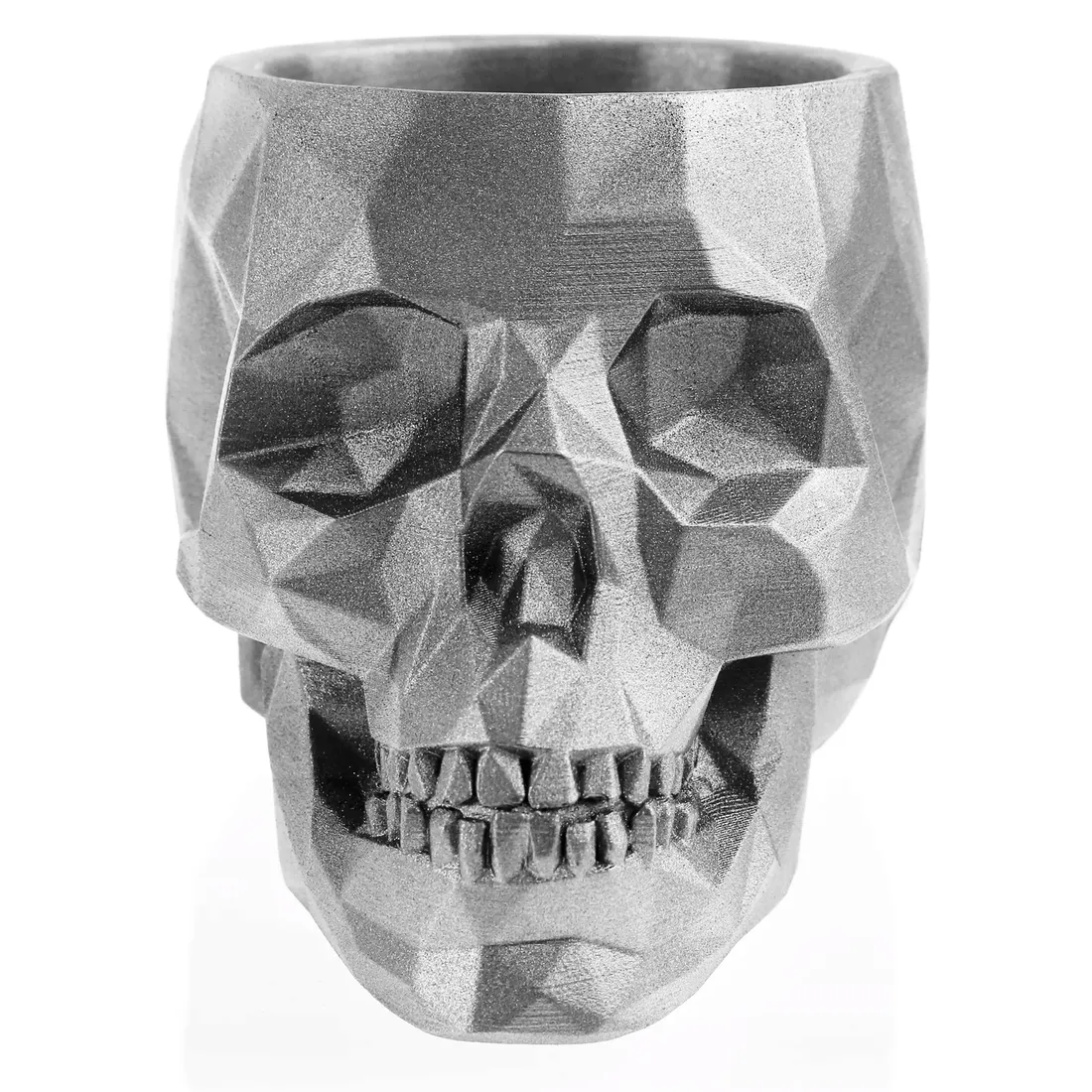 donica-skull-low-poly-silver-poli-11-cm