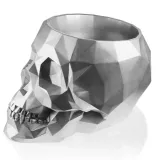 donica-skull-low-poly-silver-poli-11-cm-stan-nowy