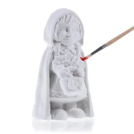 kolorowanka-3d-czerwony-kapturek-figurka-gipsowa