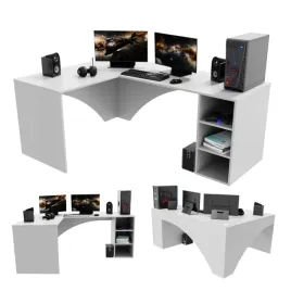 biurko-gamingowe-komputerowe-gracza-narozne-biale