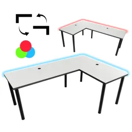 biurko-gamingowe-narozne-biale-obustronne-led