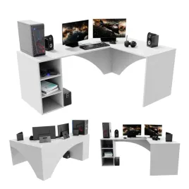 biurko-gamingowe-komputerowe-gracza-narozne-biale