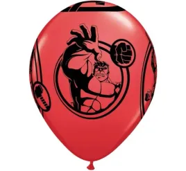 balony-lateks-czerwone-avengers-urodziny-30cm-6szt