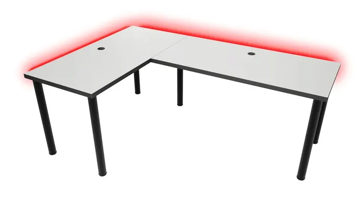 biurko-gamingowe-narozne-biale-obustronne-led-stan-nowy-glebokosc-mebla-65-cm
