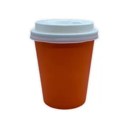 kubki-papierowe-do-kawy-herbaty-pomaranczowe-200ml-z-wieczkami-100szt