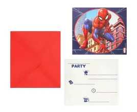 zaproszenia-z-koperta-urodziny-spiderman-6szt