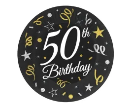 talerzyki-papierowe-50-th-birthday-18cm-6szt