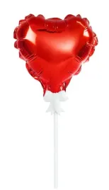 dekoracja-balon-na-tort-serce-czerwone