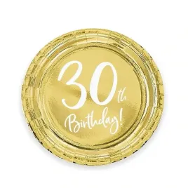 talerzyki-papierowe-30-th-birthday-zlote-17cm-6szt