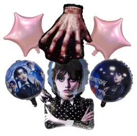 balon-zestaw-balonow-wednesday-adams-6szt