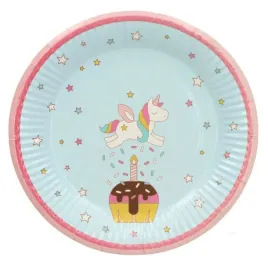 talerzyki-papierowe-jednorozec-niebieski-6szt