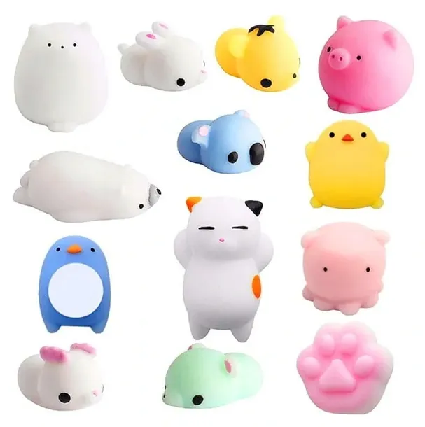 SQUISHY FIDGET GNIOTKI PUSH POP IT GNIOTEK 10SZT