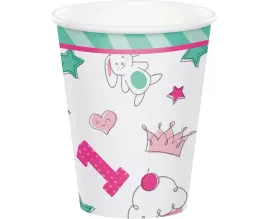 kubeczki-papierowe-doodle-1st-birthday-rozowe-8szt