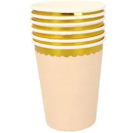 kubeczki-papierowe-lososiowe-zloty-brzeg-220ml-6sz