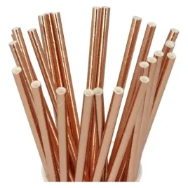 slomka-papierowa-blyszczaca-gold-rose-10szt